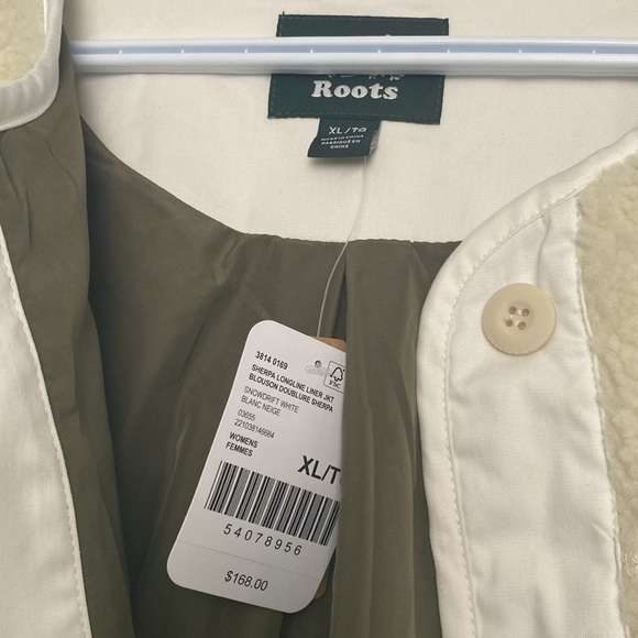 NWT Roots Sherpa longline jacket - Picture 3 of 3